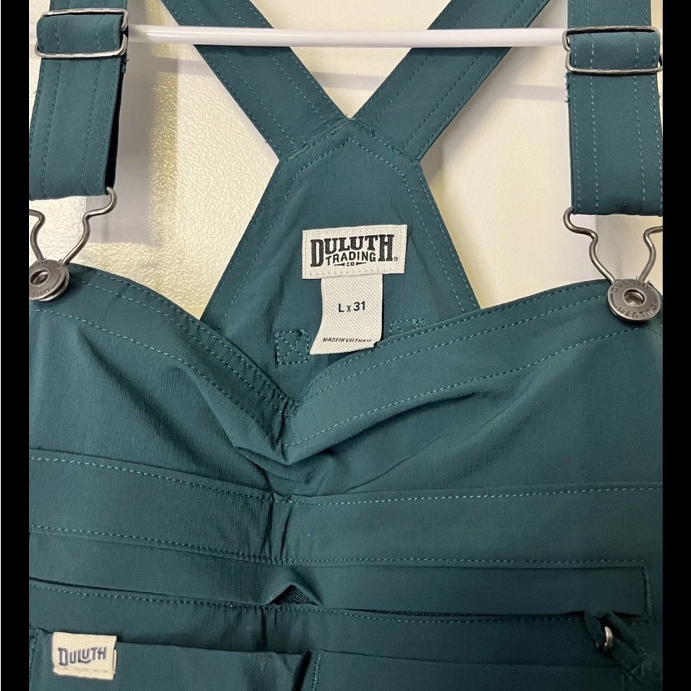 Women’s Duluth Trading Co Armachillo Nylon Cooling Gardening Overalls Jumpsuit L - Picture 6 of 8